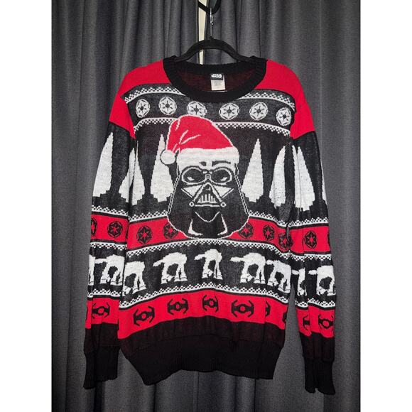 Ugly Christmas Sweater Xmas Size Large Star Wars - Picture 1 of 3